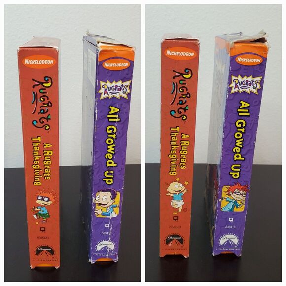 A Rugrats Thanksgiving & All Growed Up (2 VHS) UNTESTED - Picture 5 of 12